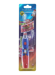 Brush Baby New Kidzsonic Rocket Electric Toothbrush, 2 Pieces, Multicolour