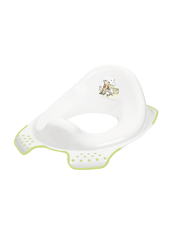 Keeeper Disney Winnie Toilet Seat with Anti-Slip Function, White