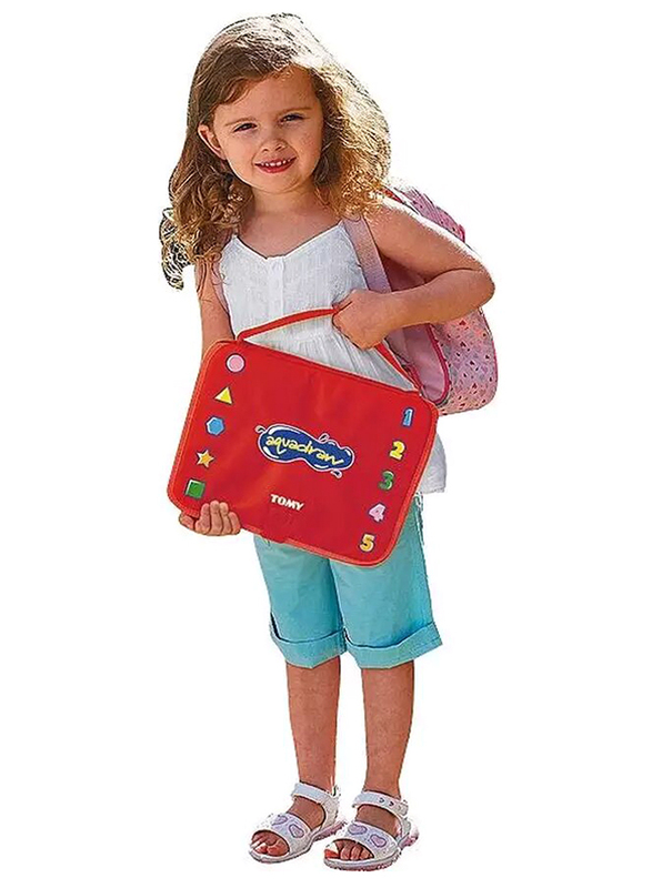 Tomy Red Travel Drawing Bag, Arts & Crafts, Ages 18+ Months