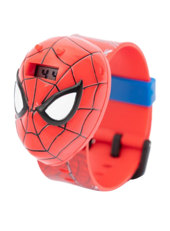 

Marvel Spiderman Watch With Voice and 3D Plastic Head, Red