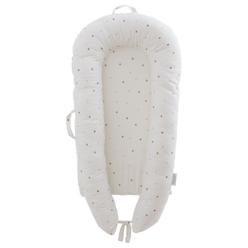 

Gloop Organic Coloured Confetti Sweet Little Bed, White