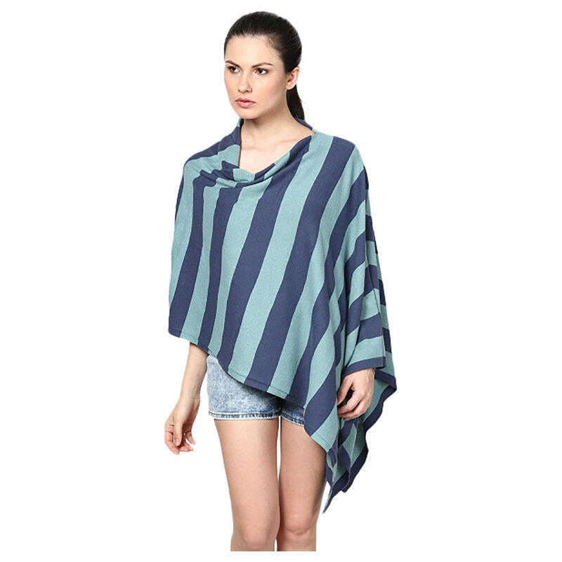 

Pluchi Knitted Fashion Maternity Sarah Poncho, Blue