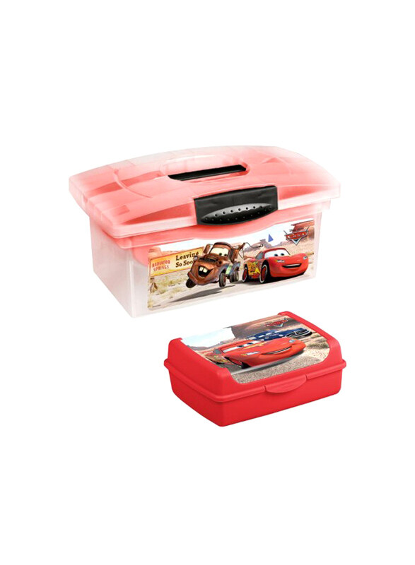 

Keeeper Disney Cars Traveller Box and Midi Click Box, Multicolour