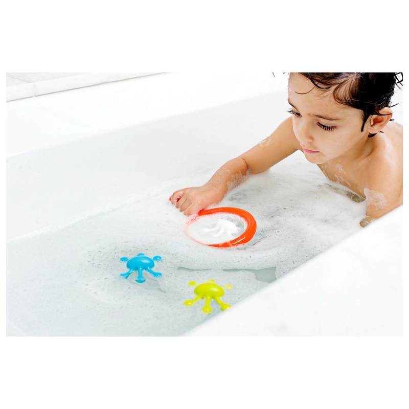 Boon 4-Piece Set Water Bugs Bath Toys for Kids, Multicolour