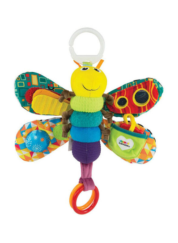 

Lamaze Clip & Go Freddie the Firefly Sensory Toy, Multicolour