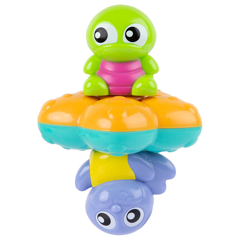 

Playgro Topsy Turvy Turtle Bath Toy for Kids, Multicolour