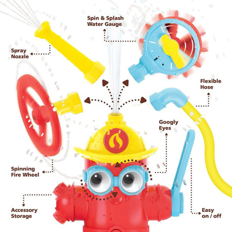 Yookidoo Ready Freddy Spray N Sprinkle, Ages 3+ Years, Multicolour