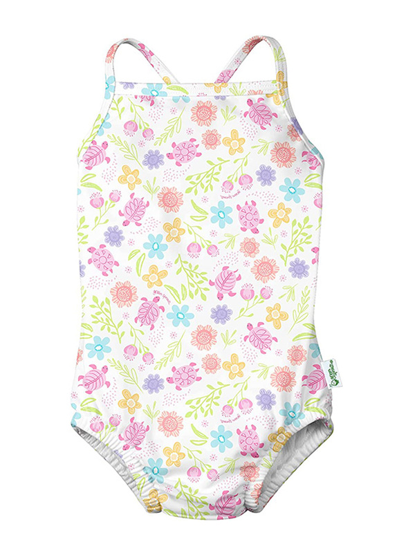 Green Sprouts Swimsuit with Built-in Reusable Absorbent Swim Diaper, 24 Months 1 Count