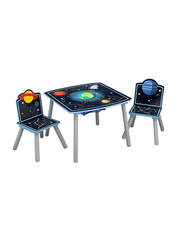 

Delta Children Space Adventures Table & Chair Set with Storage, Black