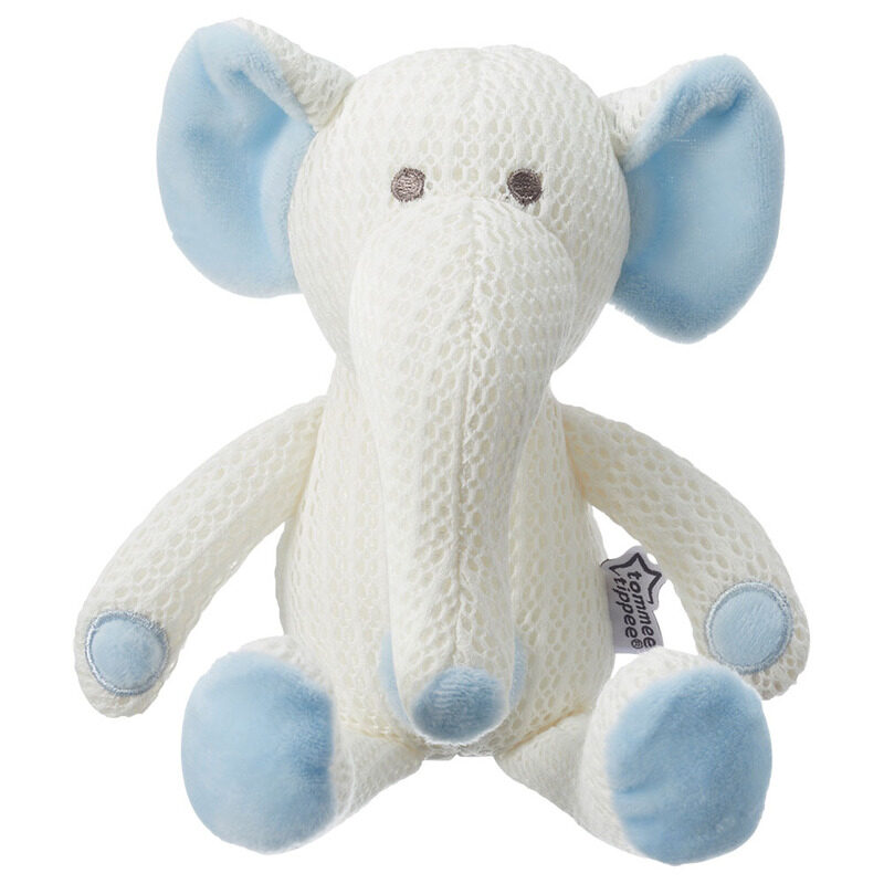 

Tommee Tippee Breathable Eddy The Elephant Toy, Blue
