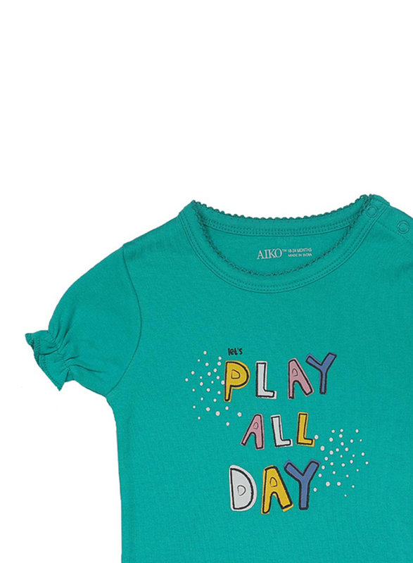 Aiko Play Days Printed Bodysuit Set for Baby Unisex, 3 Pieces, 18-24 Months, Multicolour