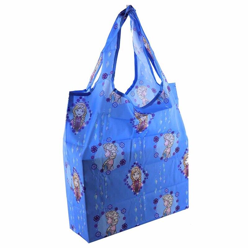 

Disney Frozen Foldable Travel/Shopping Bag For Girls, Blue