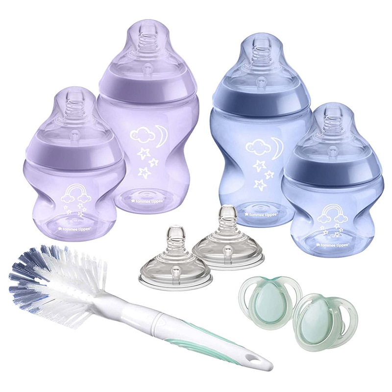 Tommee Tippee Newborn Baby Bottle Starter Kit, Pink