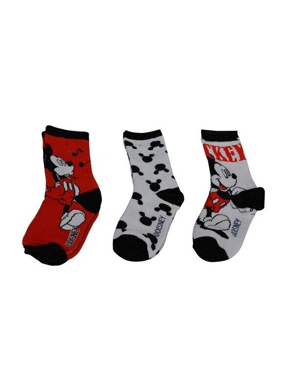 

Disney Mickey Socks 3 Pieces, 2-4 Years, Multicolour