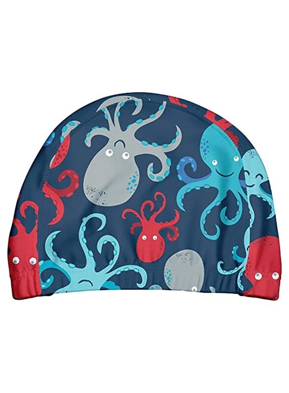 

Green Sprouts Swim & Sun Cap-Navy Octopus, Multicolour