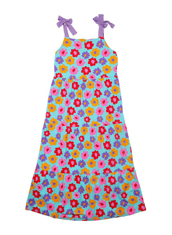 

Aiko Resort Wear Floral Trendy Dress, 9-10 Years, RSS22A20, Multicolour