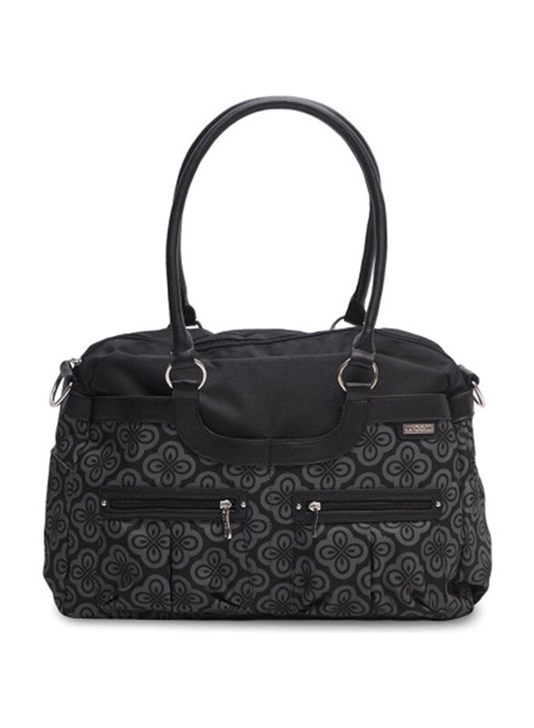 

Jj Cole Satchel Diaper Bag, Charcoal Infinity