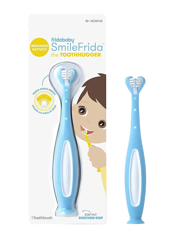 

Frida Baby SmileFrida ToothHugger Kids Toothbrush, Blue