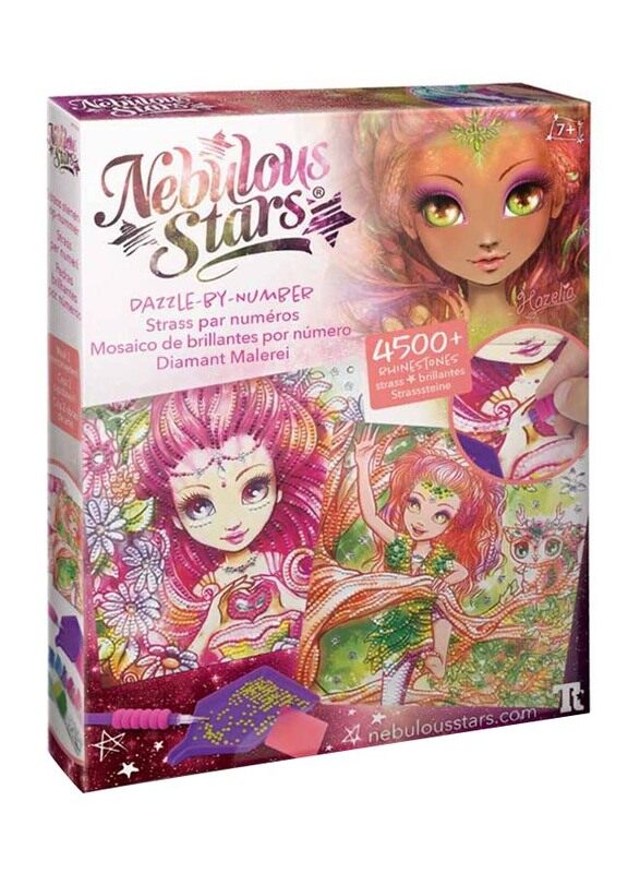 

Nebulous Stars Dazzle-by-Number Hazelia & Petuli, Ages 7+