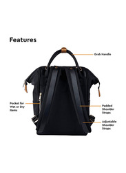 BabaBing Mani Backpack Changing Bag, Black