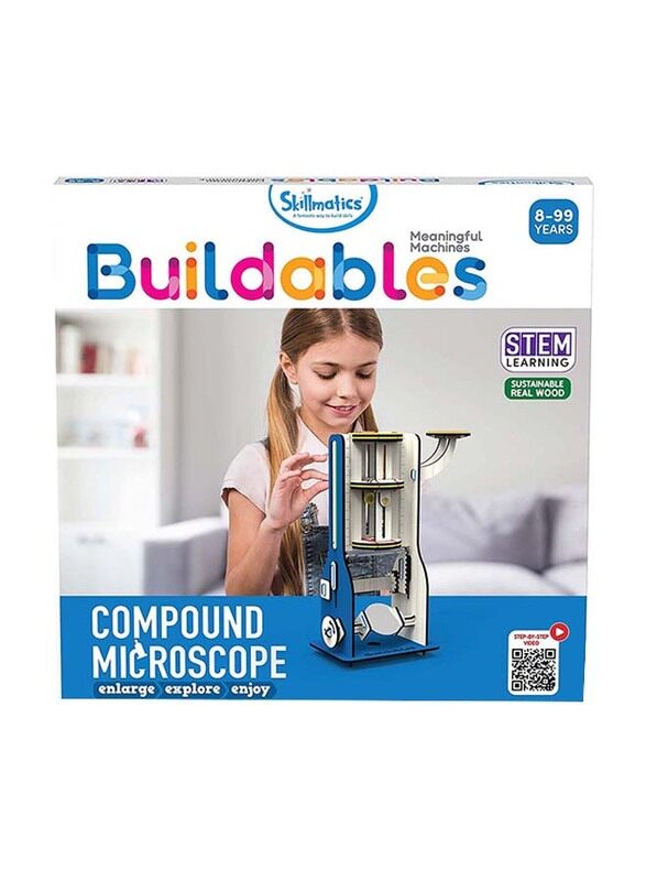 

Skillmatics Buildables Compound Microscope, Ages 8+