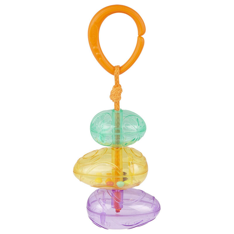 

Playgro Pebble Stack Clip On Rattle, 0 Months +, Multicolour