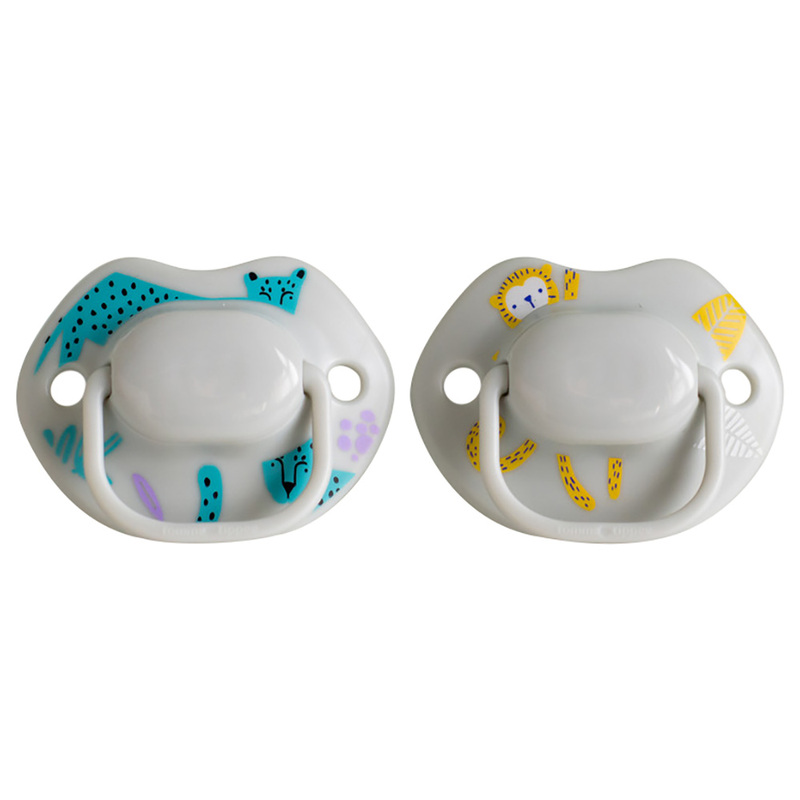 Tommee Tippee Moda Soother, 2 Pieces, Off White