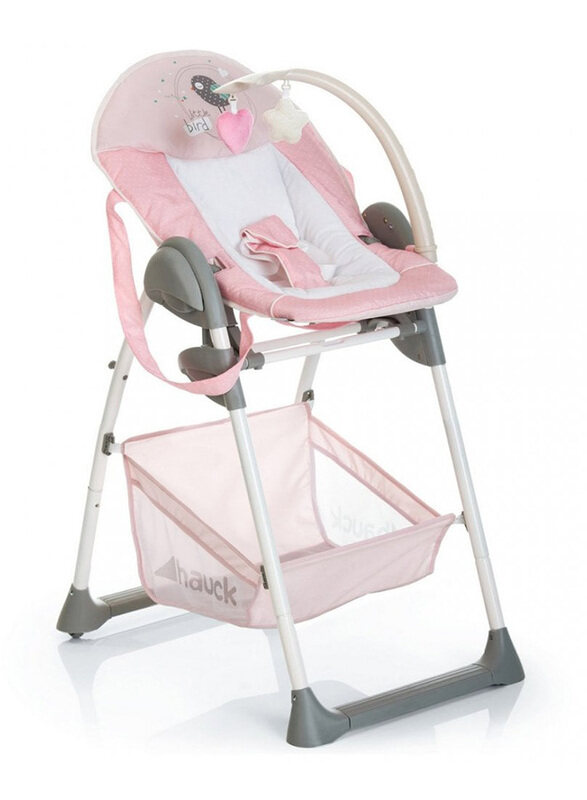 Hauck Sit & Relax High Chair, Pink