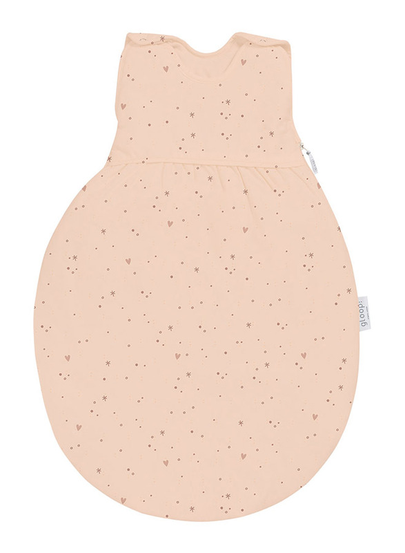 Gloop Sparkle Organic Sleeping Bag for Baby, 0-3 Months, Pink