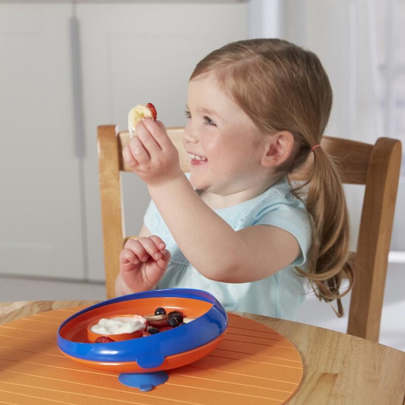 The First Years TFY Toddler Inside Scoop Dip Plate, Multicolour