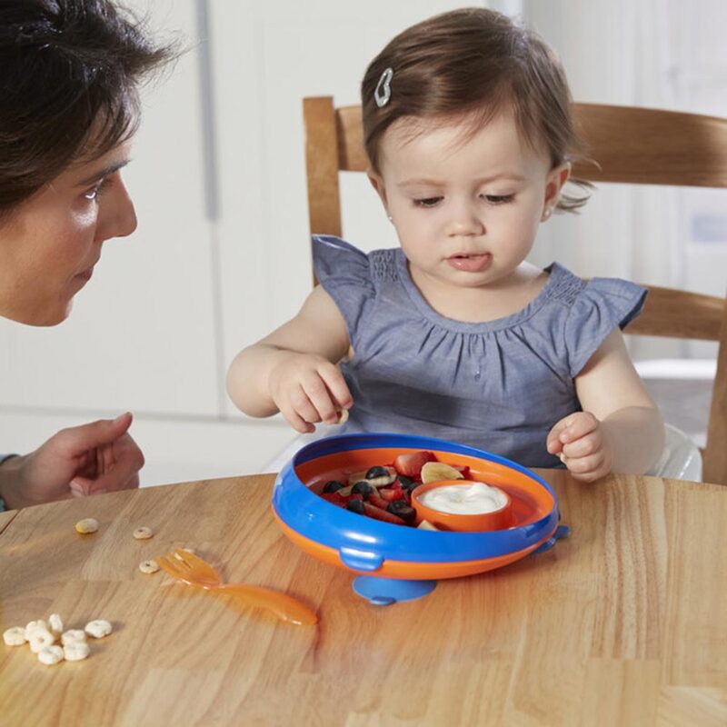 The First Years TFY Toddler Inside Scoop Dip Plate, Multicolour