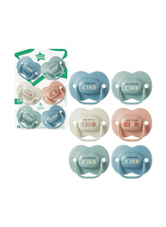 Tommee Tippee Anytime Pacifiers for Ages 6-18 Month, 6-Piece, Multicolour