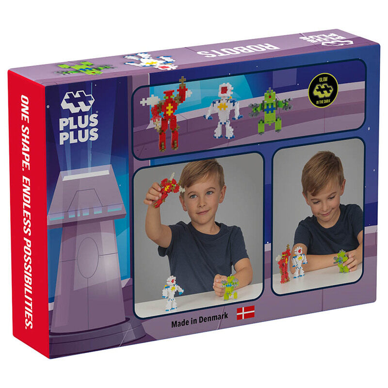 

Plus Plus Robots Building Set, 170 Pieces, Ages 5+