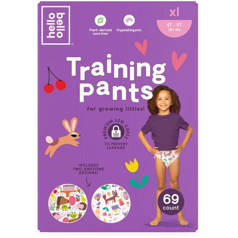 

Hello Bello Training Pants Sugar Rush and Tea Time, 4T 5T/XL, 69 Count