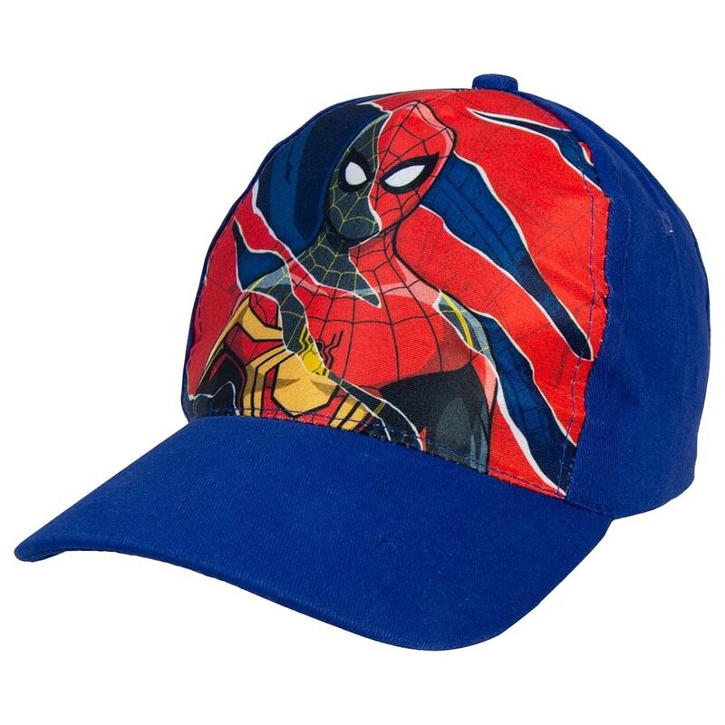 

Marvel Spiderman Character Cotton 3D Baseball Cap For Kids Unisex, Blue