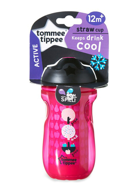 

Tommee Tippee Insulated Straw Cup, Pink