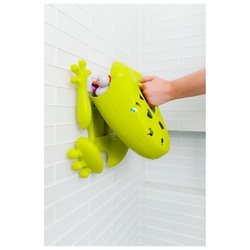 Boon Frog Pod Drain and Storage Bath Toy for Kids, Green