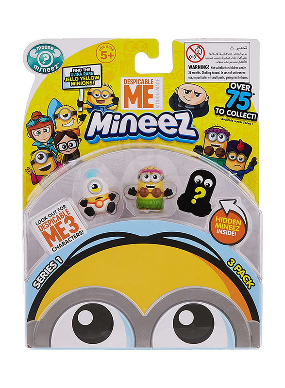 Rosha Despicable Me Minion Character Pack, 3 Pieces, Ages 5+