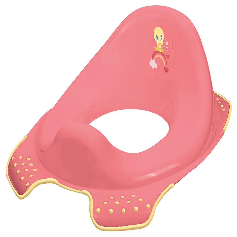 

Keeeper Looney Tunes Toilet Training Seat for Baby, Dark Pink