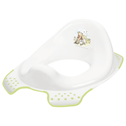 Keeeper Disney Winnie Toilet Seat with Anti-Slip Function for Baby, White