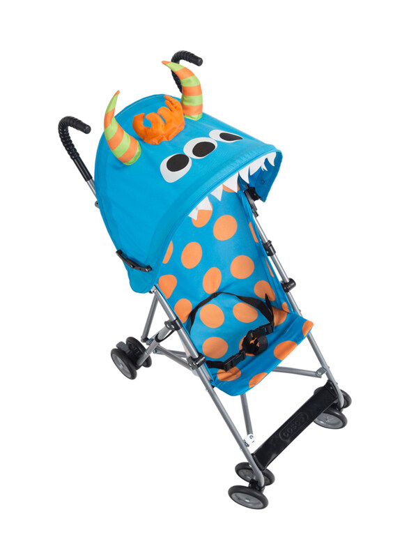 

Cosco Character Umbrella Stroller with 3D Monster Syd, Blue