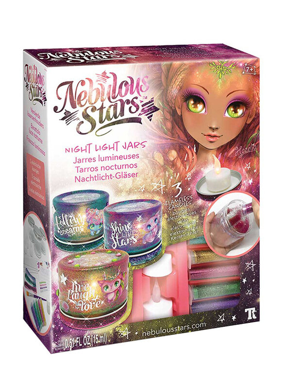 

Nebulous Stars Night Light Jars, Multicolour