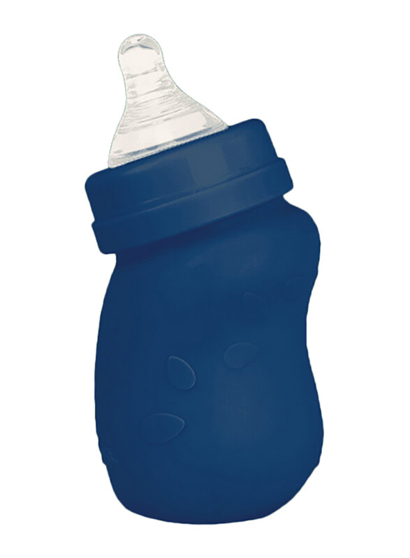 

Green Sprouts Baby Bottle W/ Silicone Cover 5Oz, Navy