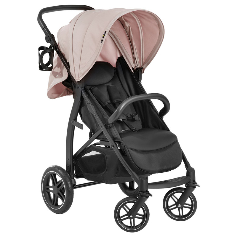 Hauck Rapid 4D Stainless Steel Stroller, Rose