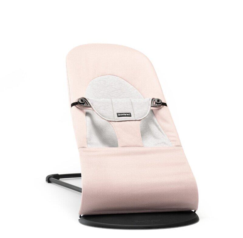

BabyBjorn Cotton Soft Jersey Bouncer Balance, Light Pink/Grey