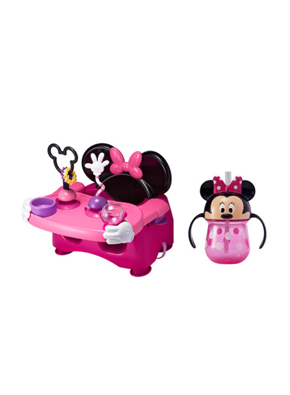 

The First Years Minnie Mouse Helping Hands Feeding & Activity Seat with Sculpted Trainer Cup, Multicolour