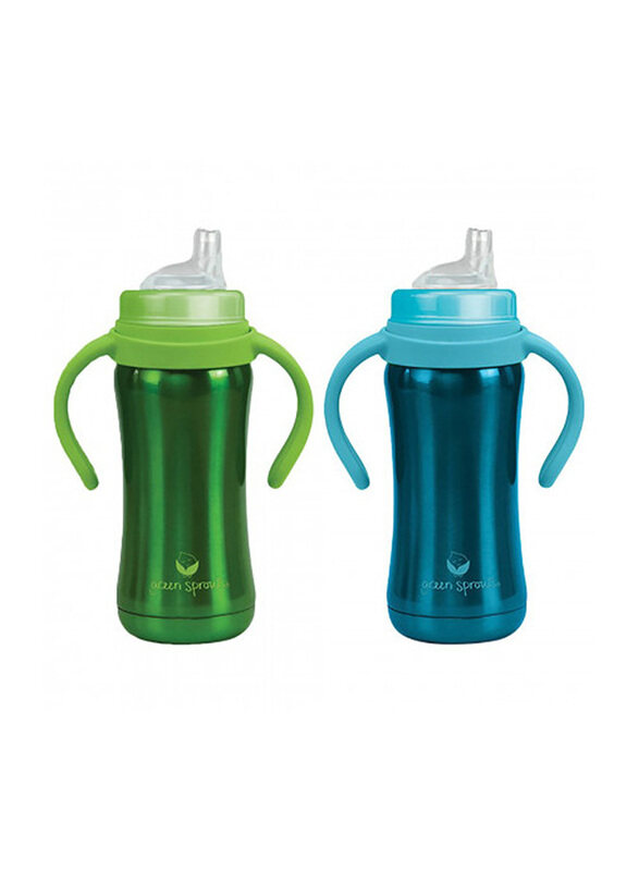 

Green Sprouts Sippy Cup, 2 x 177ml, Blue/Green