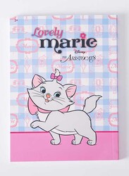 Disney Marie Lovely Marrie Arabic Notebook, A4 Size, Pink