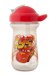 The First Years Cars Flip Top Straw Cup, Red