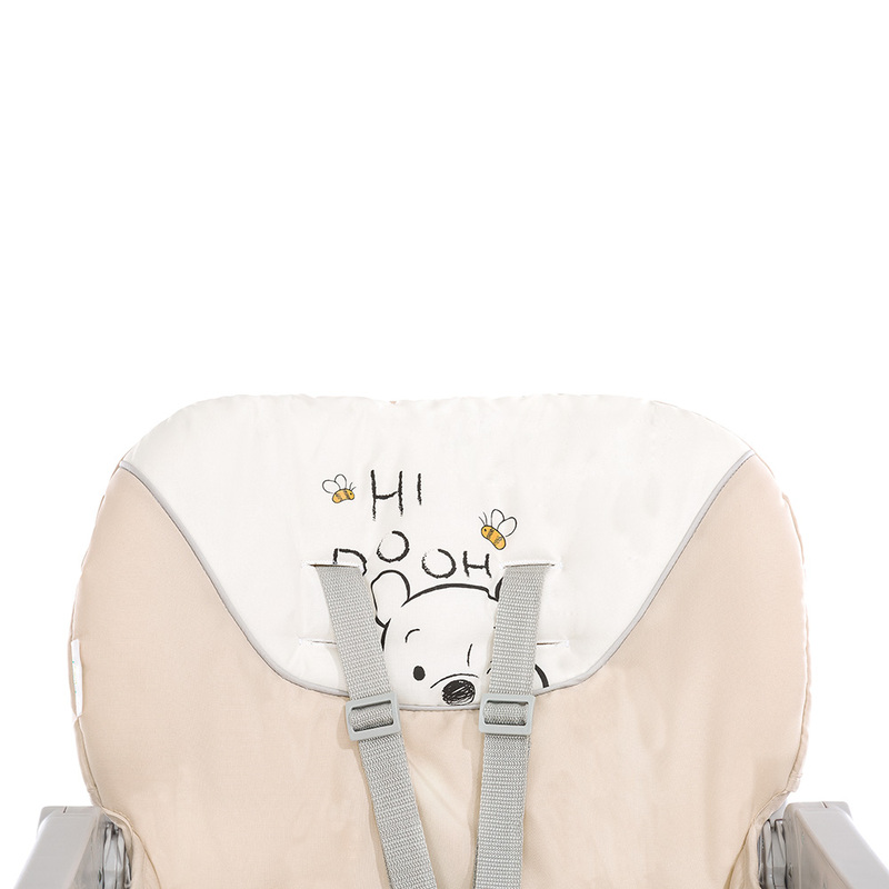 Disney Pooh Cuddles Sit & Fold Baby High Chair, Peach/White